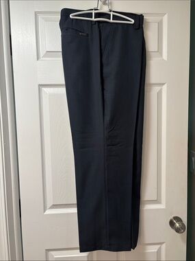 Greg Norman Men's Dress Pants - Navy Blue Formal Trousers